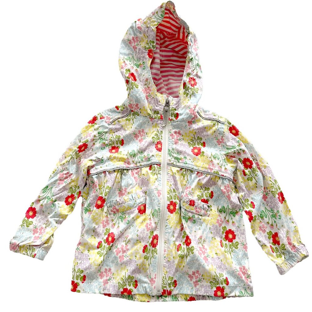 Hanna Anderson Floral Spring Jacket 2-3 years old